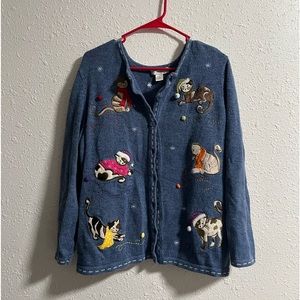 cj banks cat sweater